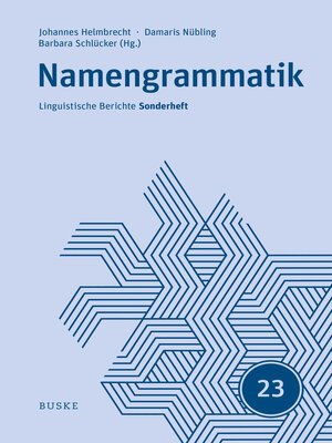 cover image of Namengrammatik